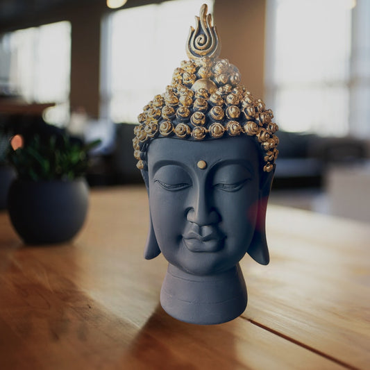 Handcrafted Buddha Head Idol
