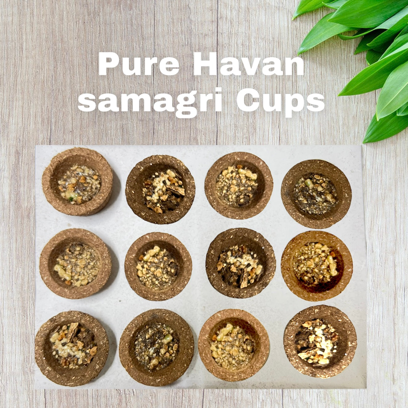 Pure Havan Samagri Cups (12 Pieces)